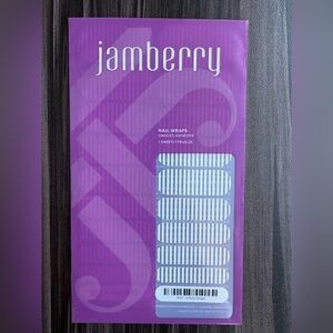 Jamberry Nail Wraps - White stripe